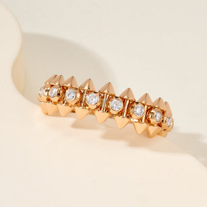 [AuraEcho]CLASH 6.8MM DIAMOND MEDIUM RING