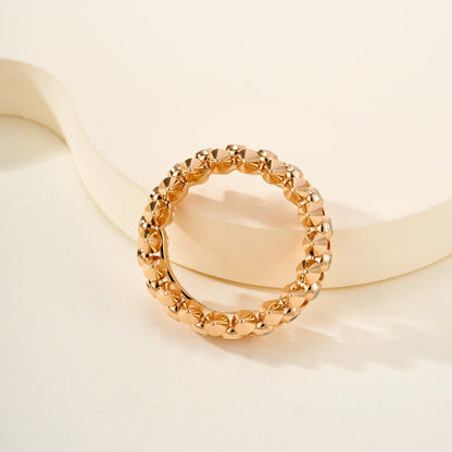 [AuraEcho]CLASH 6.8MM DIAMOND MEDIUM RING