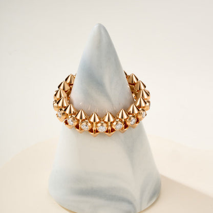 [AuraEcho]CLASH 6.8MM DIAMOND MEDIUM RING