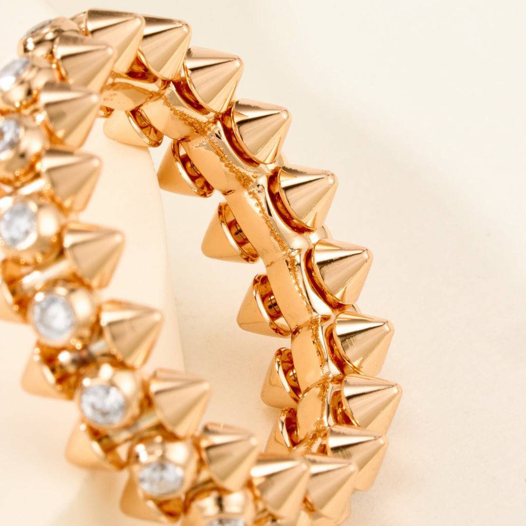 [AuraEcho]CLASH 6.8MM DIAMOND MEDIUM RING