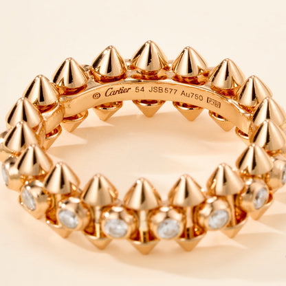 [AuraEcho]CLASH 6.8MM DIAMOND MEDIUM RING