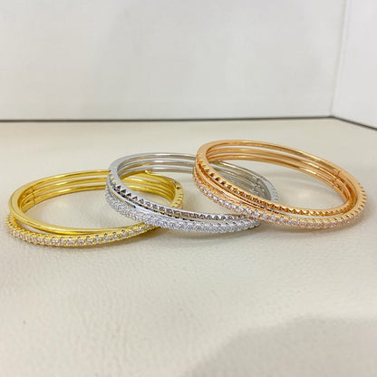 [AuraEcho]ETINCELLE HALF-PAVED DIAMOND BRACELET