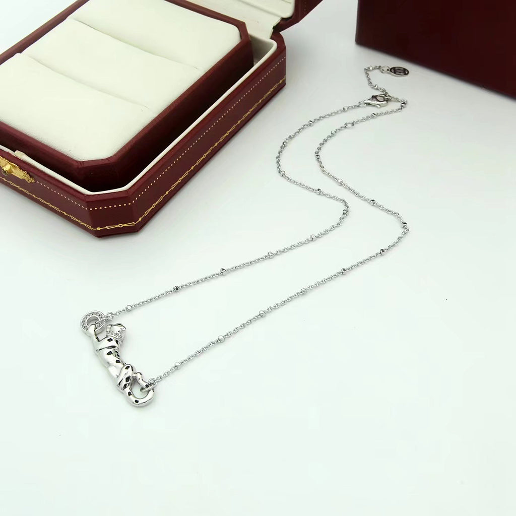 [AuraEcho]PANTHERE FULL DIAMOND NECKLACE