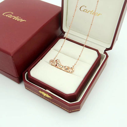 [AuraEcho]PANTHERE FULL DIAMOND NECKLACE