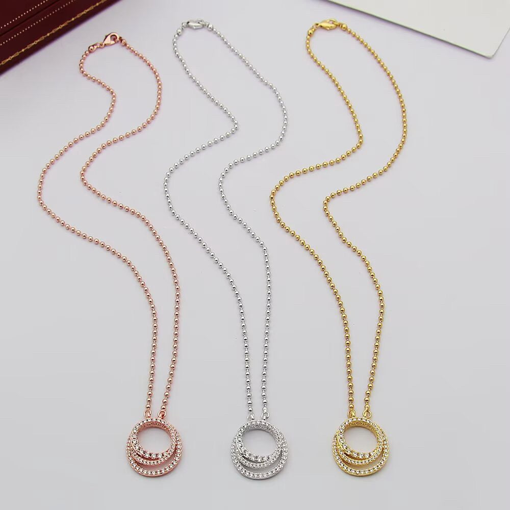 [AuraEcho]ETINCELLE  FULL DIAMOND NECKLACE