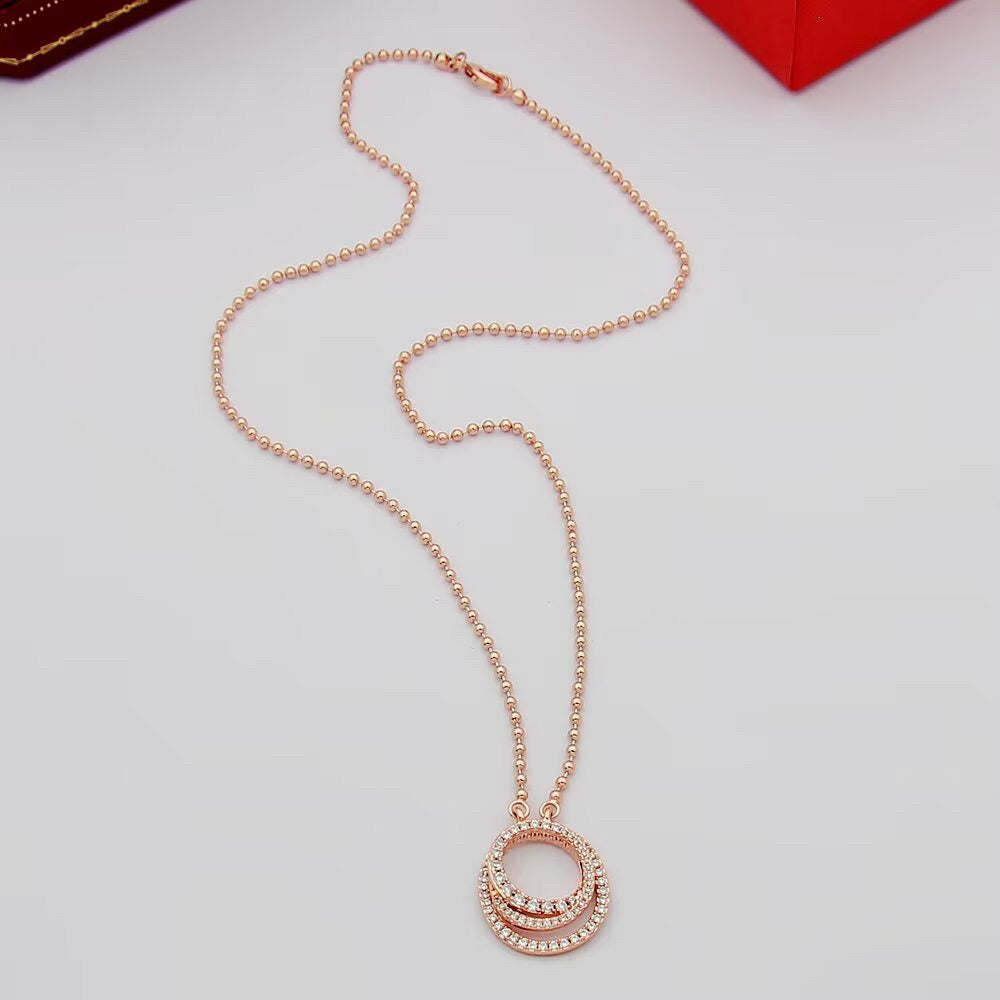 [AuraEcho]ETINCELLE  FULL DIAMOND NECKLACE
