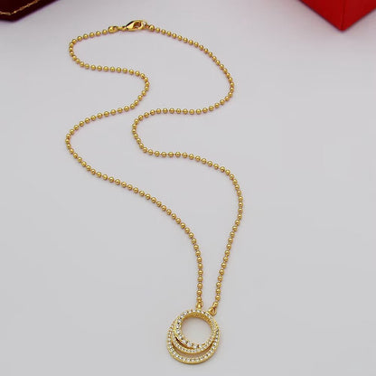 [AuraEcho]ETINCELLE  FULL DIAMOND NECKLACE