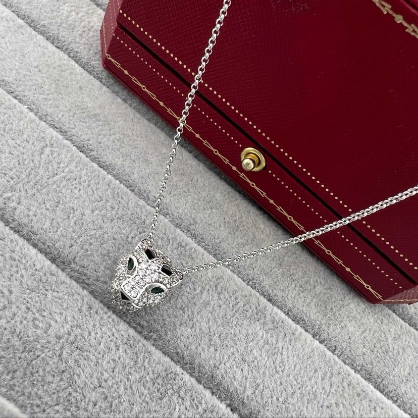 [AuraEcho]PANTHERE FULL DIAMOND NECKLACE