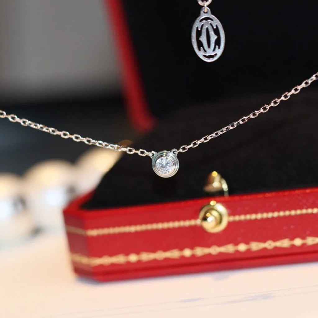 [AuraEcho]DAMOUR DIAMOND NECKLACE