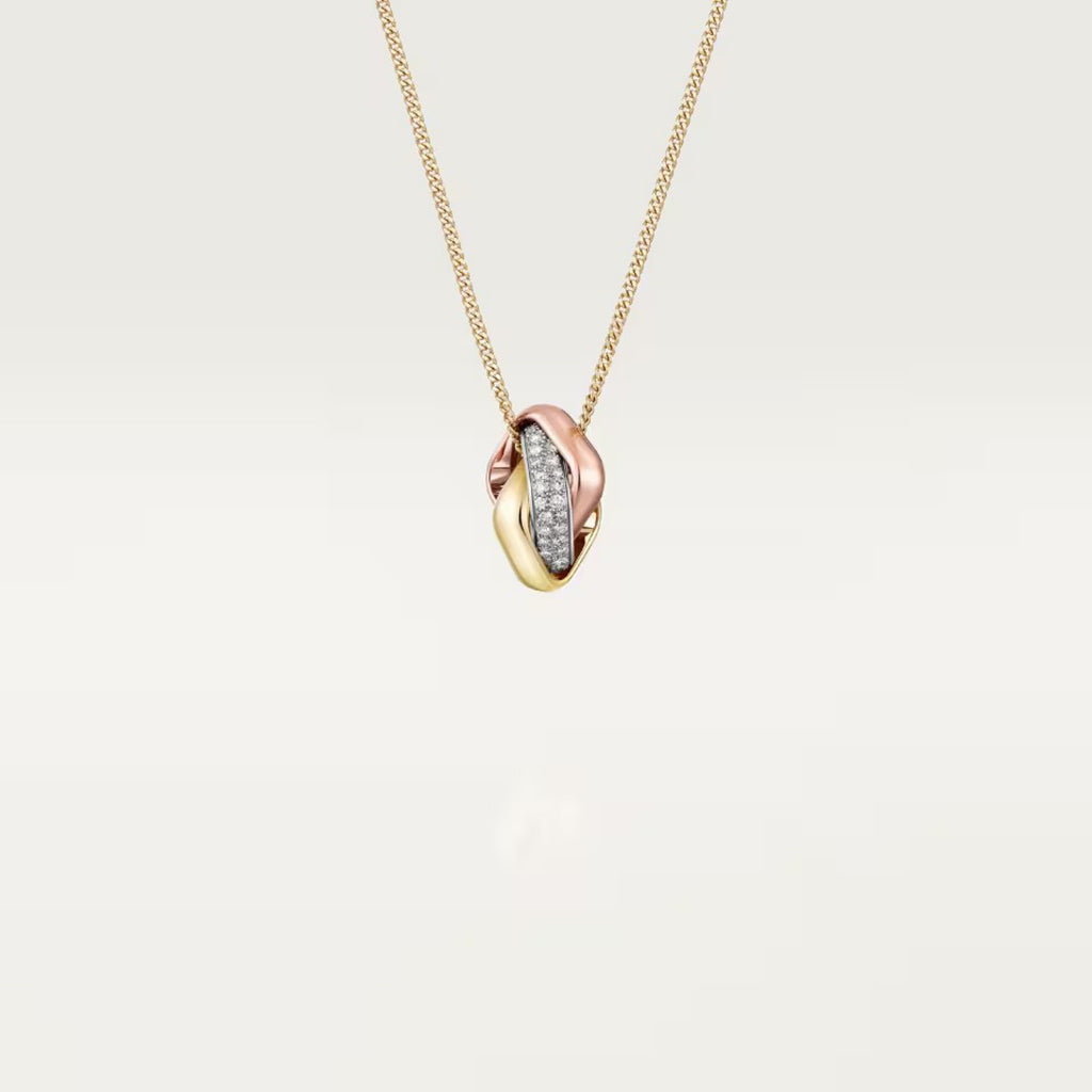 [AuraEcho]TRINITY CUSHION NECKLACE COLLECTION