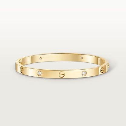 [AuraEcho]LOVE BRACELET 4.8MM 4 DIAMONDS