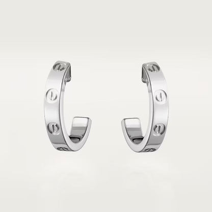 [AuraEcho]LOVE EARRINGS 2.65 MM NO DIAMOND SMALL