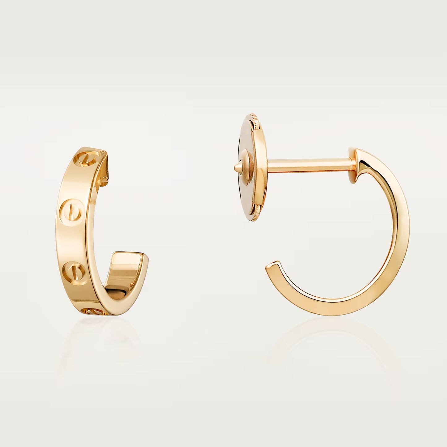 [AuraEcho]LOVE EARRINGS 2.65 MM NO DIAMOND SMALL