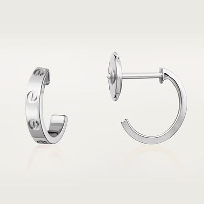 [AuraEcho]LOVE EARRINGS 2.65 MM NO DIAMOND SMALL