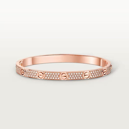 [AuraEcho]LOVE BRACELET 4.8MM DIAMOND-PAVED