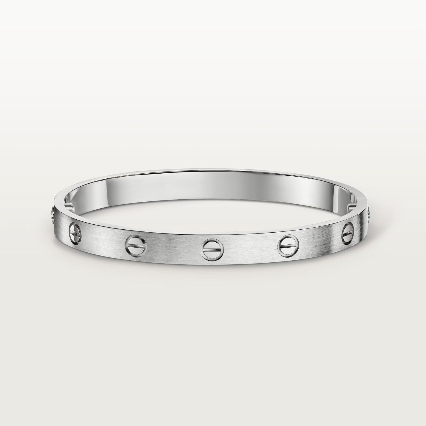 [AuraEcho]LOVE BRACELET 6.1MM BRUSHED
