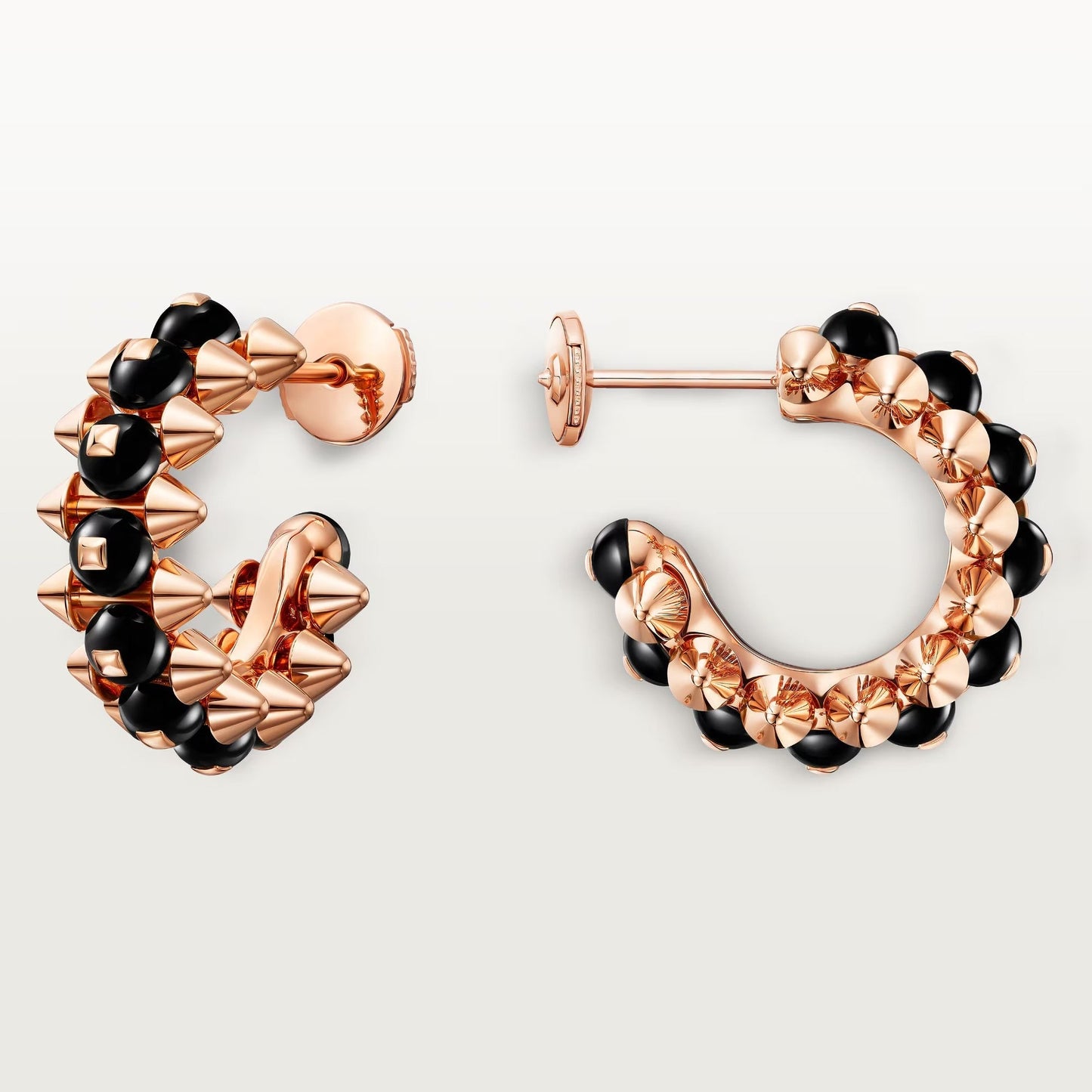 [AuraEcho]CLASH 7.9MM AGATE CHALCEDONY EARRINGS