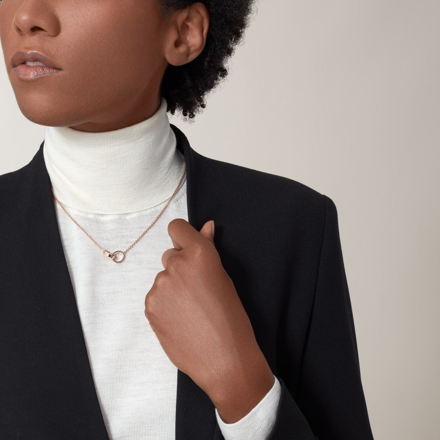 [AuraEcho]LOVE DOUBLE RING NECKLACE