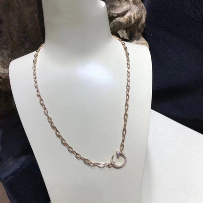 [AuraEcho]JUSTE NECKLACE FULL DIAMONDS