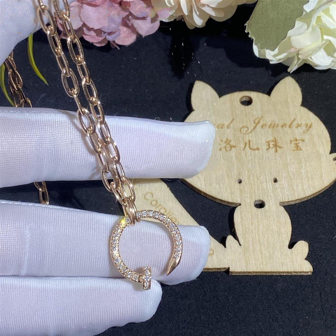 [AuraEcho]JUSTE NECKLACE FULL DIAMONDS