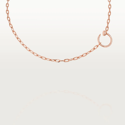 [AuraEcho]JUSTE NECKLACE FULL DIAMONDS