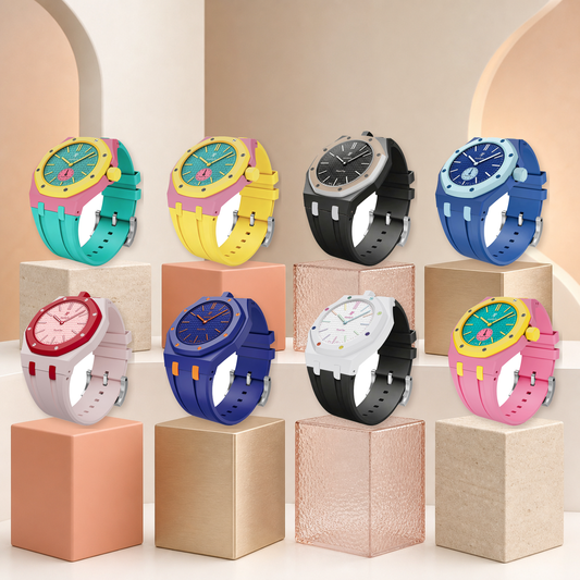 Royal Oak Pop Exclusive Bioceramic Case & Silicone Strap Mix Color