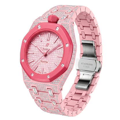 Royal Oak Pop Exclusive Bioceramic Case & Bioceramic Strap Full Diamond