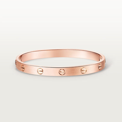 [AuraEcho]LOVE BRACELET 6.1MM BRUSHED