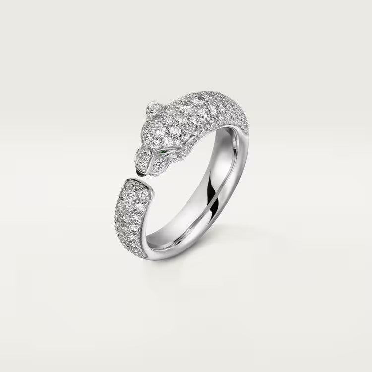 [AuraEcho]PANTHERE FULL DIAMOND SMALL RING