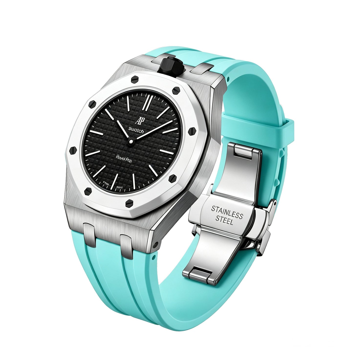 Royal Oak Pop Exclusive Steel Case & Silicone Strap With Cradle