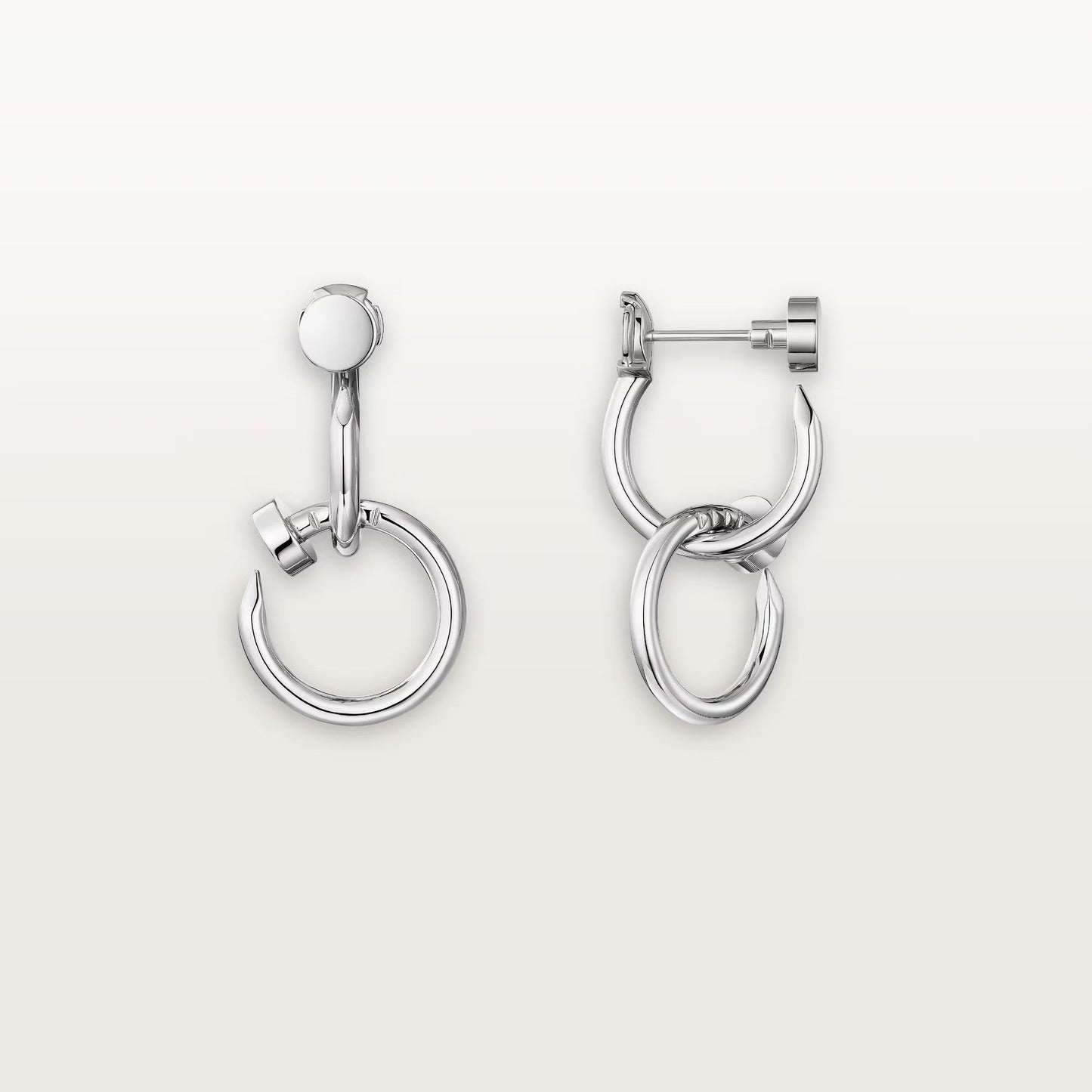 [AuraEcho]JUSTE NO DIAMOND DOUBLE EARRINGS