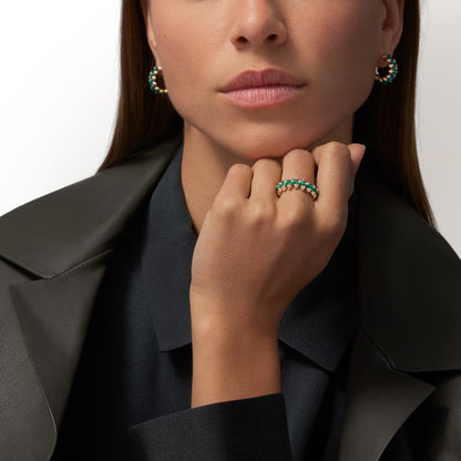[AuraEcho]CLASH 7.9MM AGATE CHALCEDONY RING