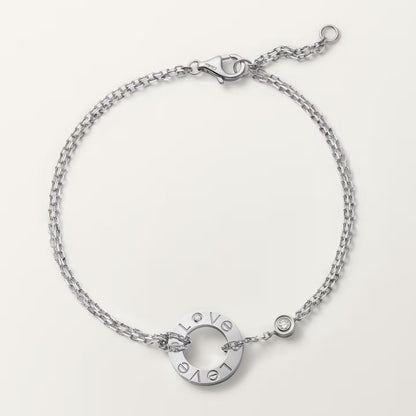 [AuraEcho]LOVE BRACELET 2 DIAMOND