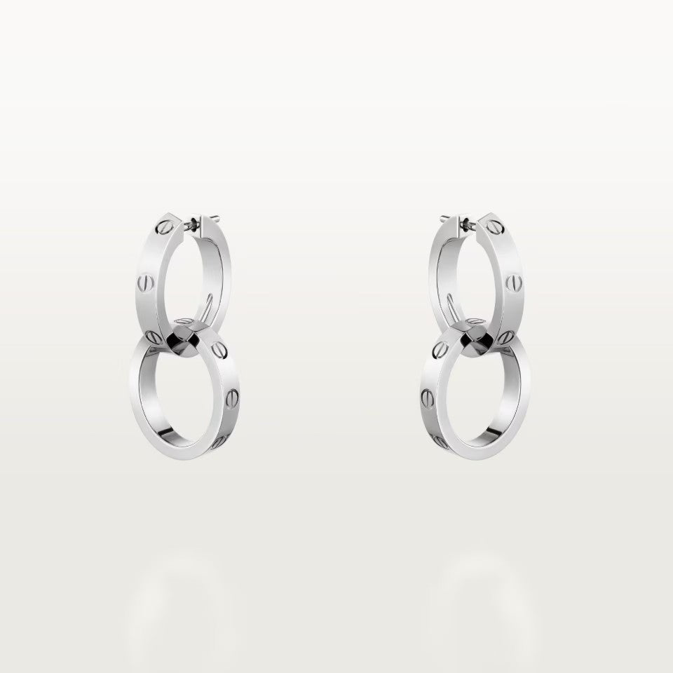 [AuraEcho]LOVE 3.3MM DANGLE EARRINGS